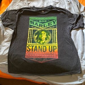 Grey Bob Marley Tee